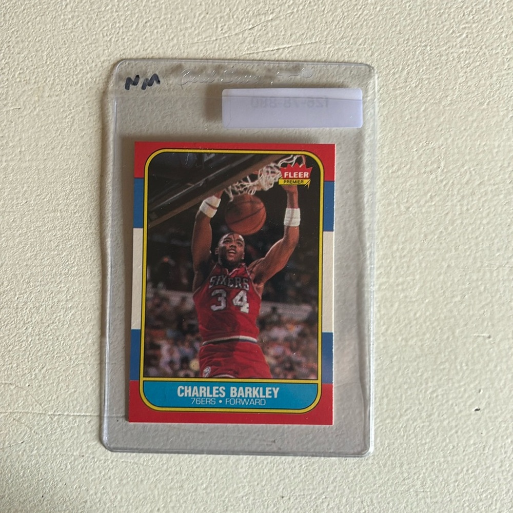 Charles Barkley 1986 Fleer Rookie Card #7 of 132